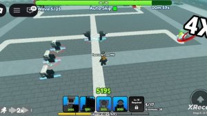 1 часть как я играю в skibidi master tower dewense(без трейдов и контактов с игроками)