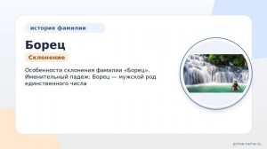 Фамилия Борец: происхождение, значение и склонение