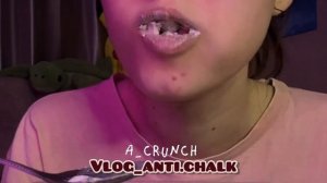 Vlog_anti.chalk/Мокрый канцелярский мел в Пасте/ASMR 🍒 🍭