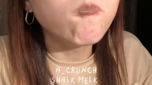 Shalk Melk/Мокрый песочный мел Арлекино/Мокрый Пленный мел Хрусталь/ASMR 🍬