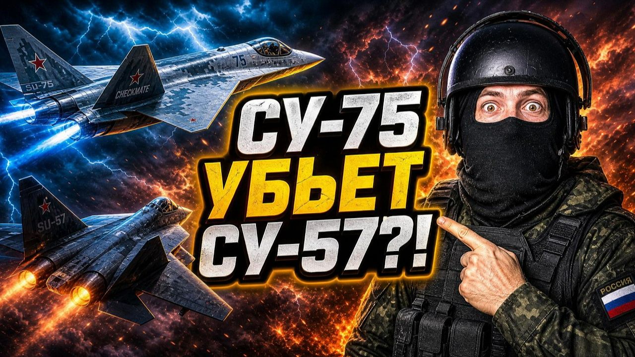 Почему Су 75 НИКОГДА не заменит Су 57 — разоблачение мифа смотреть онлайн