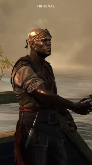 Assassin's Creed Black Flag Resynced vs Original Early Graphics Comparison