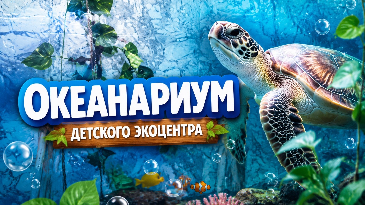 Смотрю рыбок в Океанариуме | Детский Экоцентр