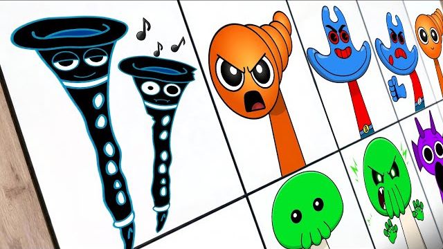 СПРУНКИ ОС: КЛАРНЕТ (ИЗ КЛАРНЕТА СКВИДВАРДА) / РИСУЕМ ФАЗЫ 1 И 2 смотреть онлайн