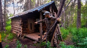 РЕМОНТ ИЗБЫ. СТРОИТЕЛЬСТВО ПЛОТА. ПРОЕХАЛ МИМО МЕДВЕДЯ.