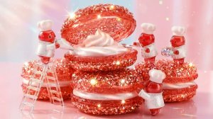 Изготовление знаменитых французских макарон полностью из стекла 🍑✨🍬🔮