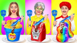 Я против Бабушки Кулинарный Челлендж Укрась Торт # Сумасшедший Челлендж