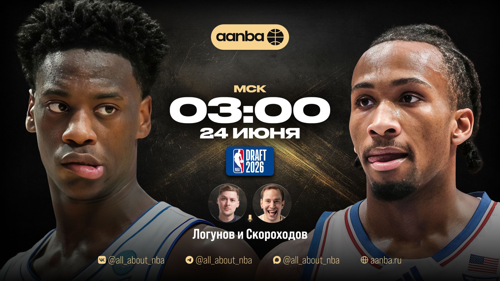 NBA Draft 2026. День 1 смотреть онлайн