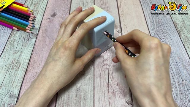 Точилка механическая Dingbang для карандашей канцелярская в ассортименте - видео