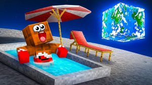🌖 МОЙ ДРУГ ЖИВЕТ В ДОМЕ НА ЛУНЕ В МАЙНКРАФТ!😱 - (ВЛАДУС) #Minecraft #Майнкрафт