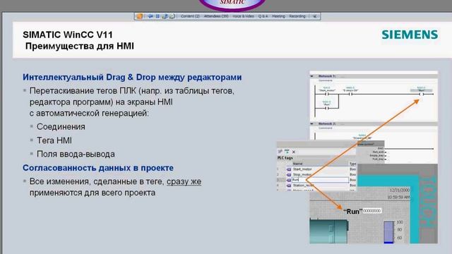 SIEMENS Вебинар SCADA система WinCC. Функции и особенности