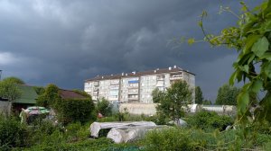Ох,и грохочет! Побежала в теплицу..А там....мои помидоры наслаждаются райской жизнью.Цветут вовсю.
