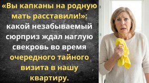 Идеальная ловушка для свекрови | Истории из жизни