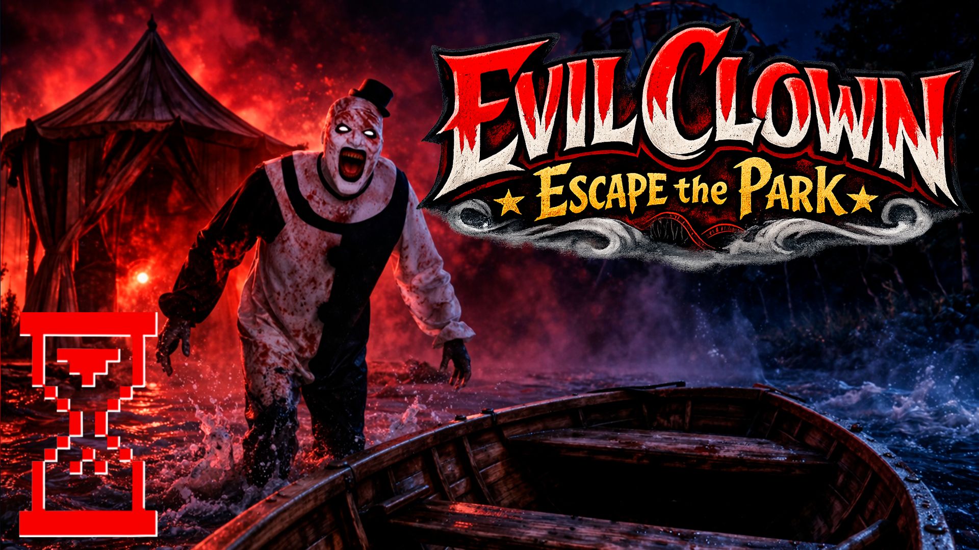 Злой клоун прохождение на Лодке | Evil Clown: Escape the Park смотреть онлайн