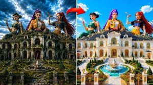 124 часа восстанавливают заброшенный особняк охотников на демонов K-Pop 😱✨