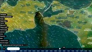 Черный дым над Керченским проливом. Вид со спутника 23.06.2026