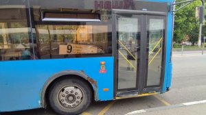 автобус ЛиАЗ 5292 борт 052676 маршрут 9