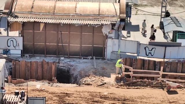 Демонтаж станции МЦД-4 "Серп и молот" смотреть онлайн