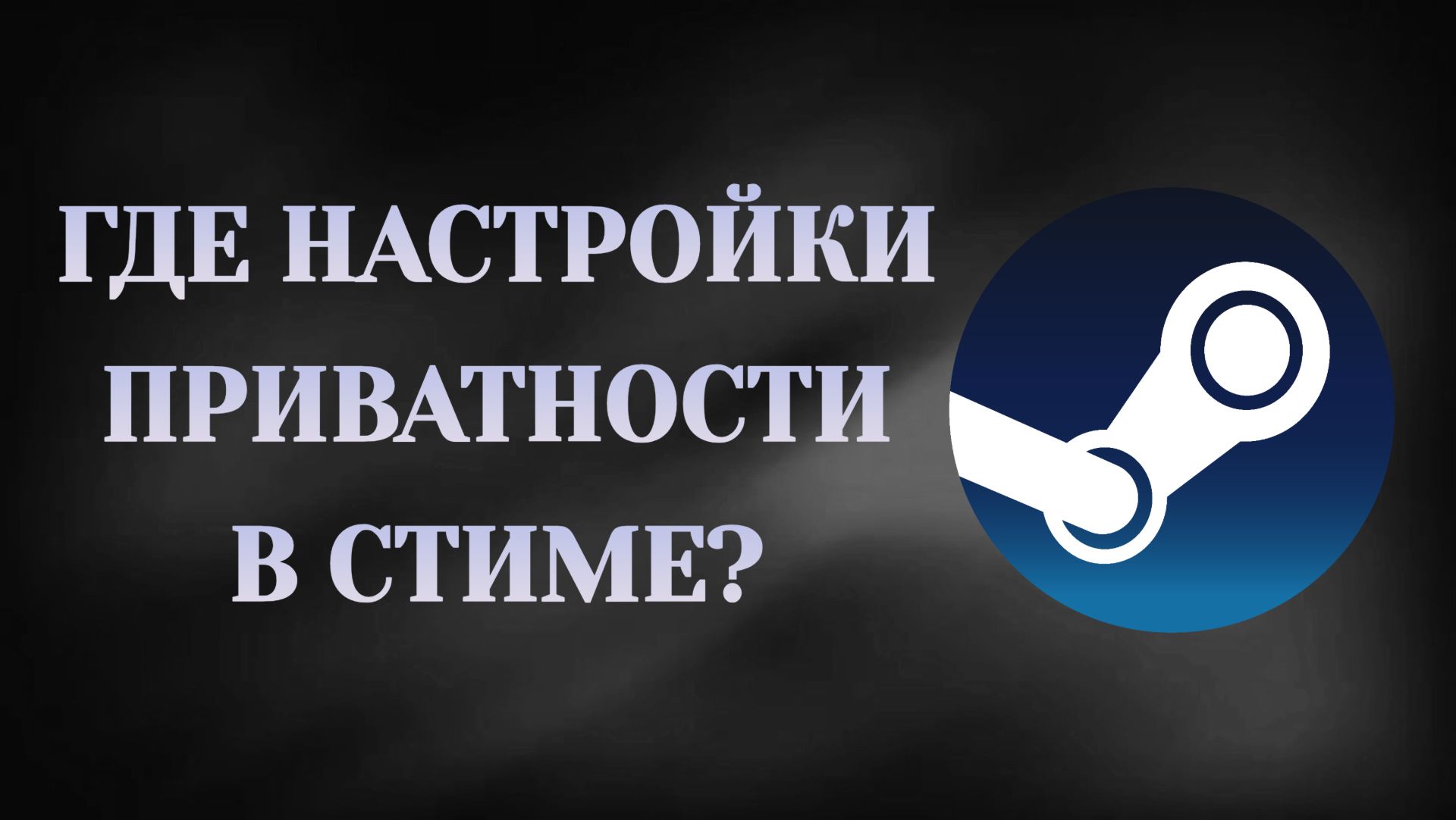 Где в Стиме Настройки Приватности