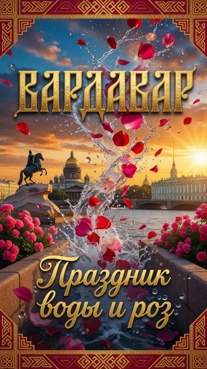 Вардавар, Вардевар, армянский праздник воды и роз в Армстайле