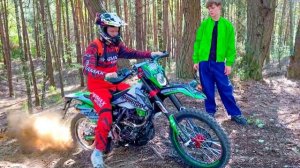 ТЕСТ НОВОГО ЭНДУРО НА ПОЛНУЮ. SHARMAX POWER MAX 320. БРОС ШОУ