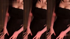 Су Лин, я медленно, ночью, одеваюсь в черные колготки, Соблазнительное тело, Зажигательный танец