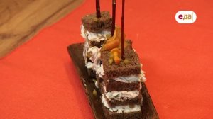 Рассольник с патиссонами и канапе с икрой из грибов | Дежурный по кухне 5 /25