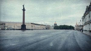 Питер без туристов: Пустая Дворцовая площадь и Миллионная в 4 утра 🌑