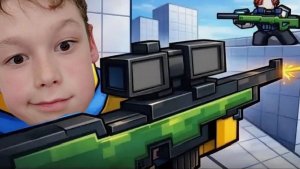 Играем в [FPS] одно касание в Roblox