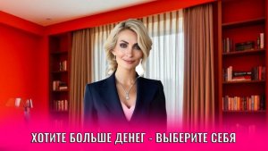 Хотите больше денег — выберите себя