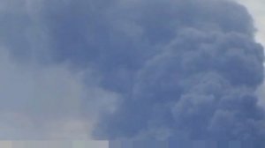 В днепропетровске огромный пожар после прилёта