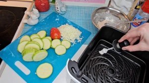 🔥кабачковые медальончики с фаршем, в аэрогриле! Вкусно и быстро!👌