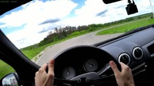 Чуть не улетел с трека. АСК Вираж 20.06.2026. Renault Logan AIRFrance.