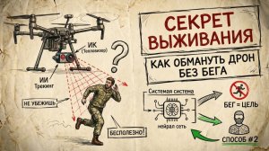 ПОЧЕМУ НЕЛЬЗЯ БЕЖАТЬ ОТ ДРОНОВ? СЕКРЕТ ВОЕННЫХ, КОТОРЫЙ СПАСЕТ ВАМ ЖИЗНЬ!