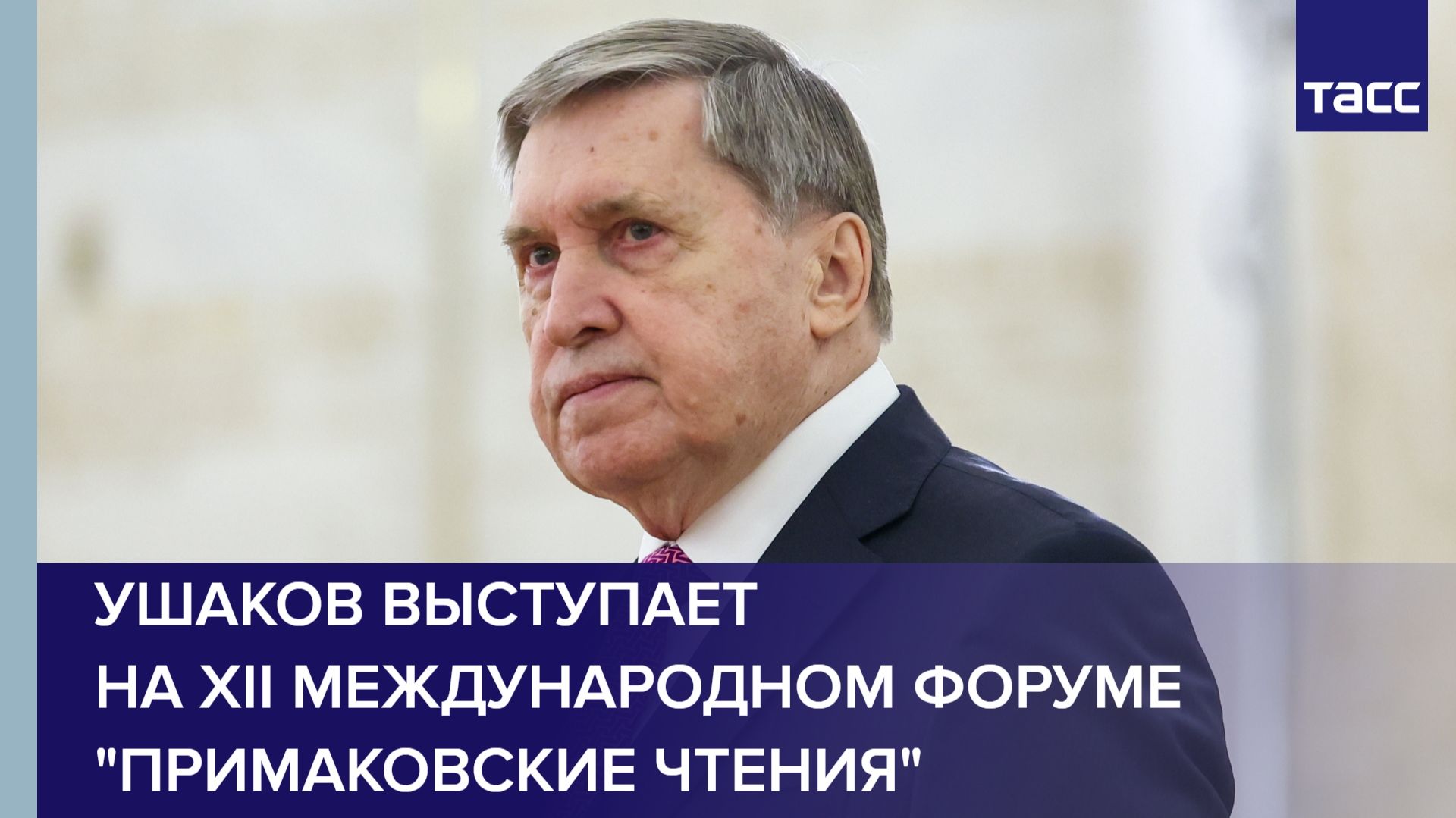 Ушаков выступает на XII международном форуме "Примаковские чтения"