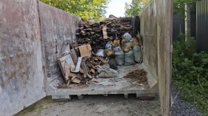 27-06-2026.Дача.Приехал контейнер для мусора..Цветы от незнакомца))(20.06.-21.06.26)