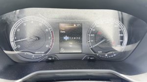 Переключение языка приборной панели в Geely Vision на Английский