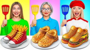 Кулинарный Челлендж_ Я против Бабушки _ Лайфхаки для Родителей от Multi DO Challenge