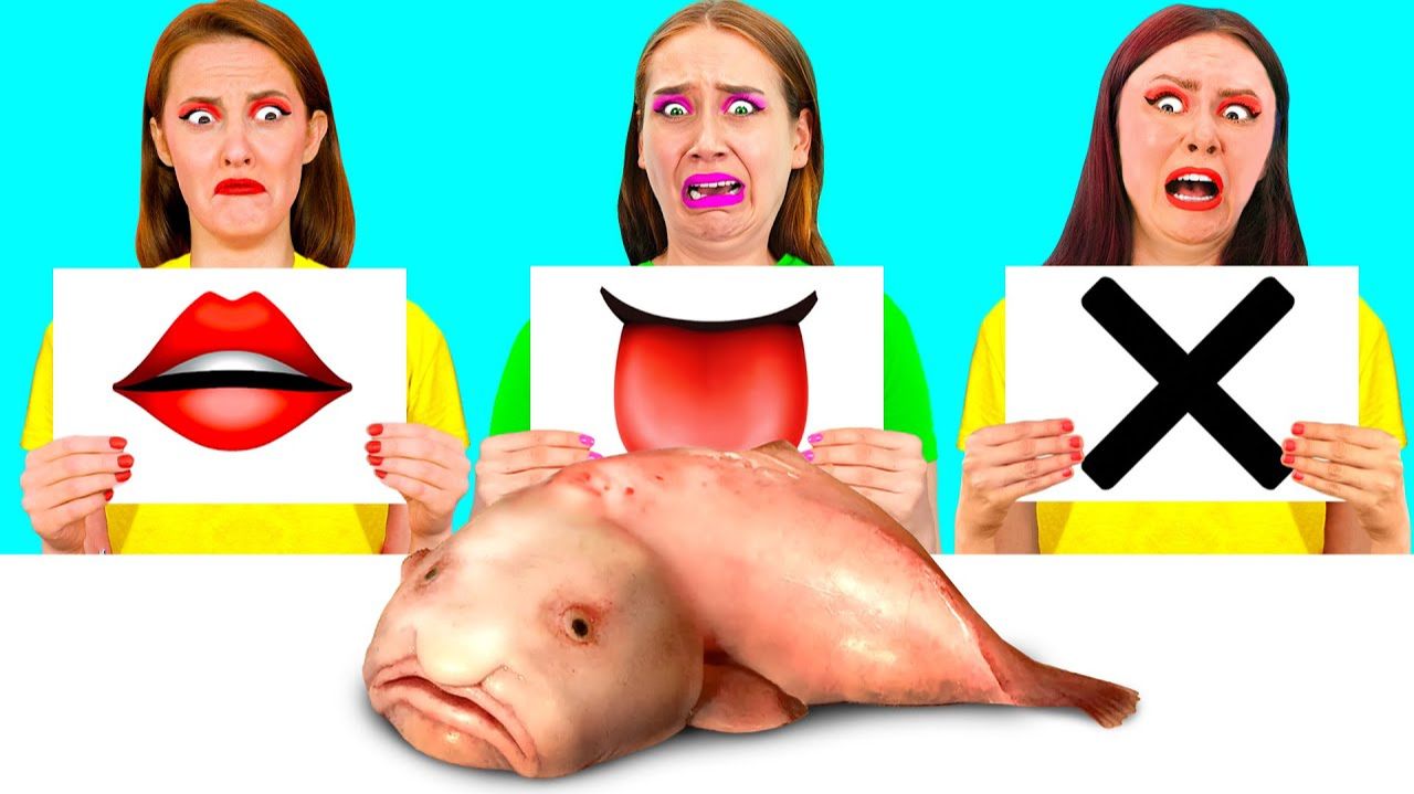 Откуси Лизни или Ничего Челлендж # Потрясающие Кухонные Лайфхаки с Fun Challenge смотреть онлайн