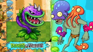 Зомби против растений Plants vs Zombies ПвЗ Растения против Зомби PvZ Fusion Битва прохождение