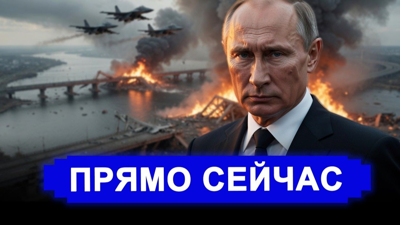 Мосты пали под ФАБами. Зеленский в прямом эфире пригрозил разобраться. смотреть онлайн