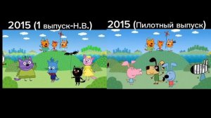 Отличия заставок Три кота