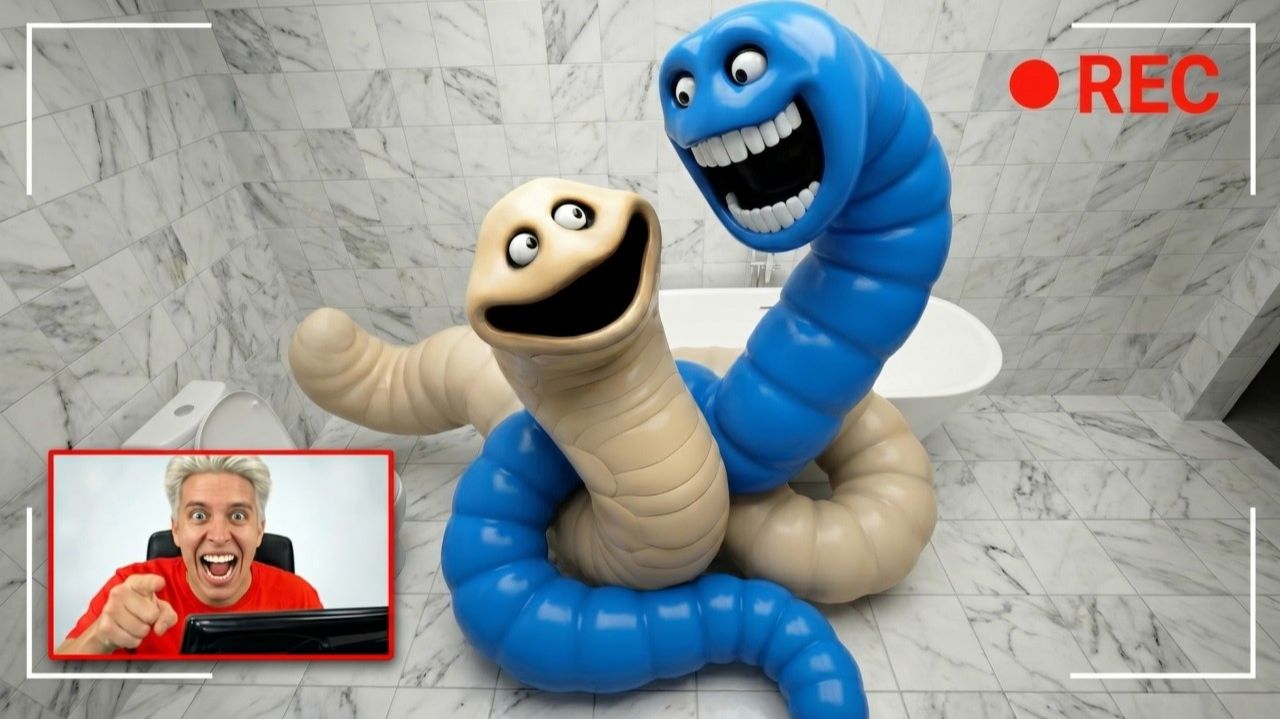 HUNGRY WORM У МЕНЯ ДОМА в Реальной Жизни! Скрытые камеры!!!! смотреть онлайн