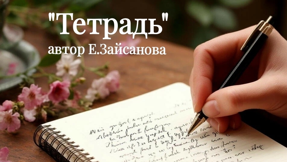Песня "Тетрадь". Автор Е.Зайсанова
