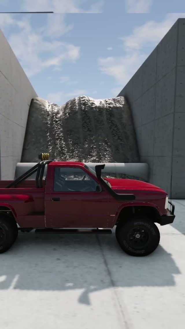 Chevrolet Silverado встретился со стеной