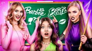 Хорошая Барби vs Плохая Братц Челлендж! Новая Учительница в Школе Тим Тин
