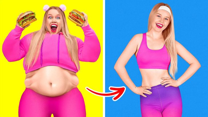 Если бы диета была человеком 😱🍔 смотреть онлайн