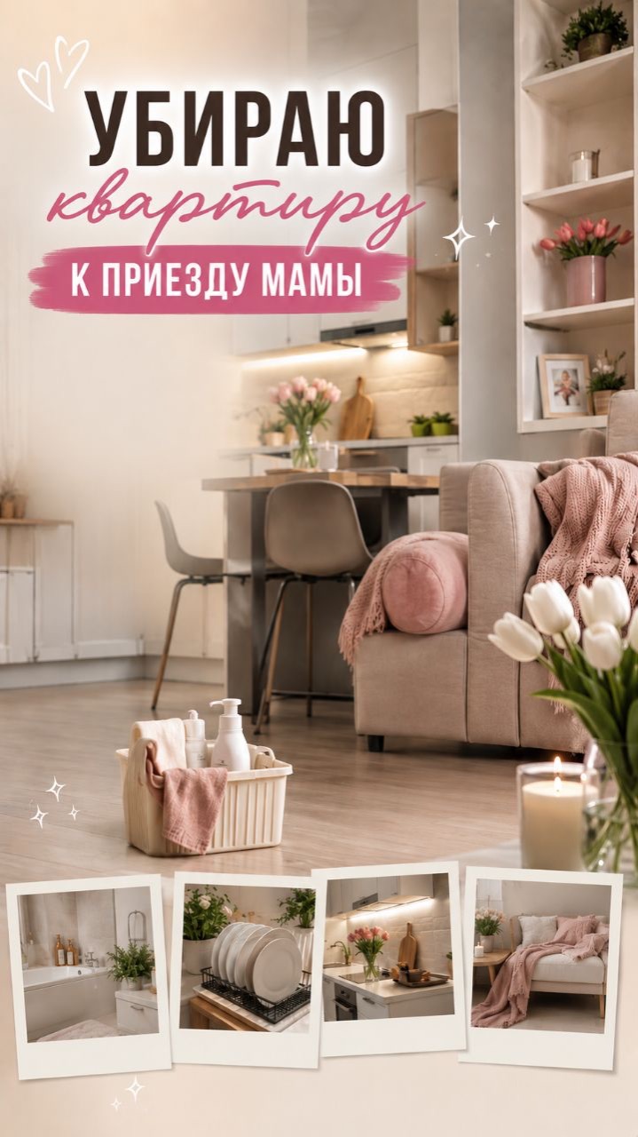 УБОРКА К ПРИЕЗДУ МАМЫ #влог #vlog #влоги #уборка #сюрприз #подарок