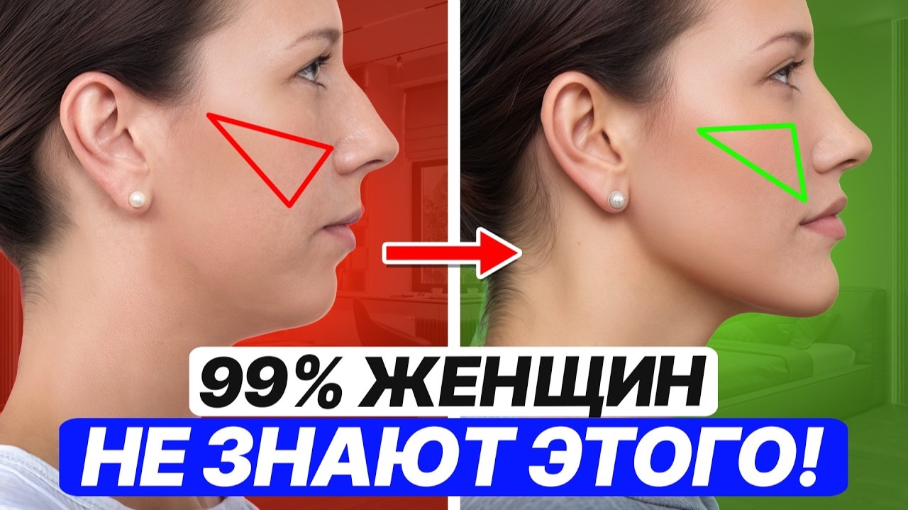 Как сделать лицо красивым за 4 минуты? Эта малоизвестная кость меняет лицо до неузнаваемости!