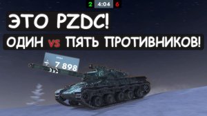 ОДИН БЕЗ ХП против ПЯТИ ПРОТИВНИКОВ на AMX 30B в Tanks blitz